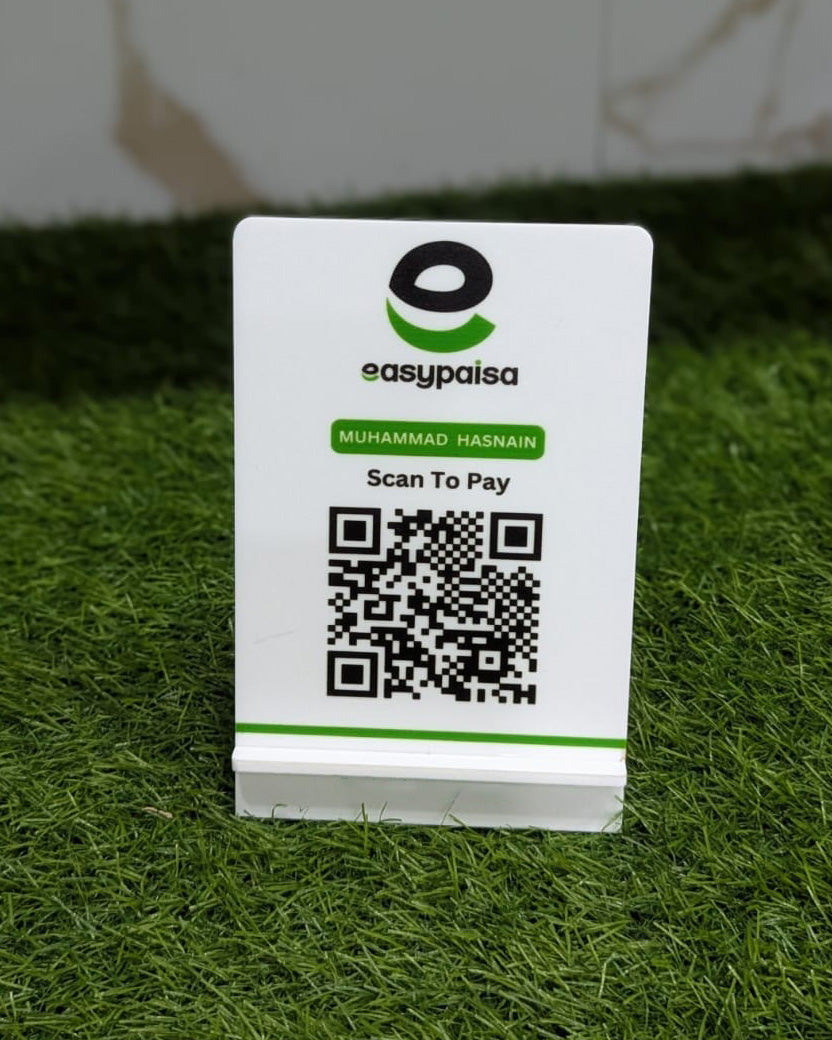 EasyPaisa Qr Code Standee