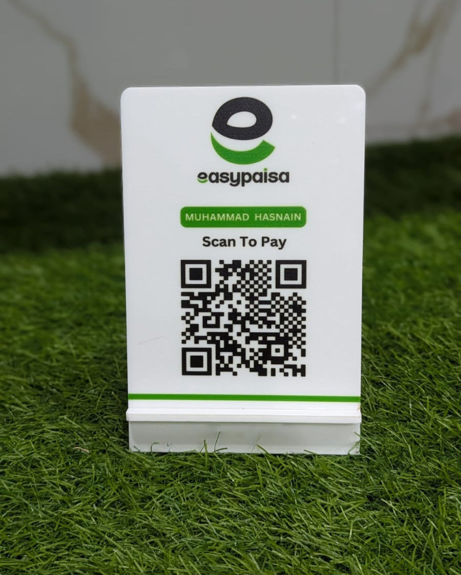 EasyPaisa Qr Code Standee